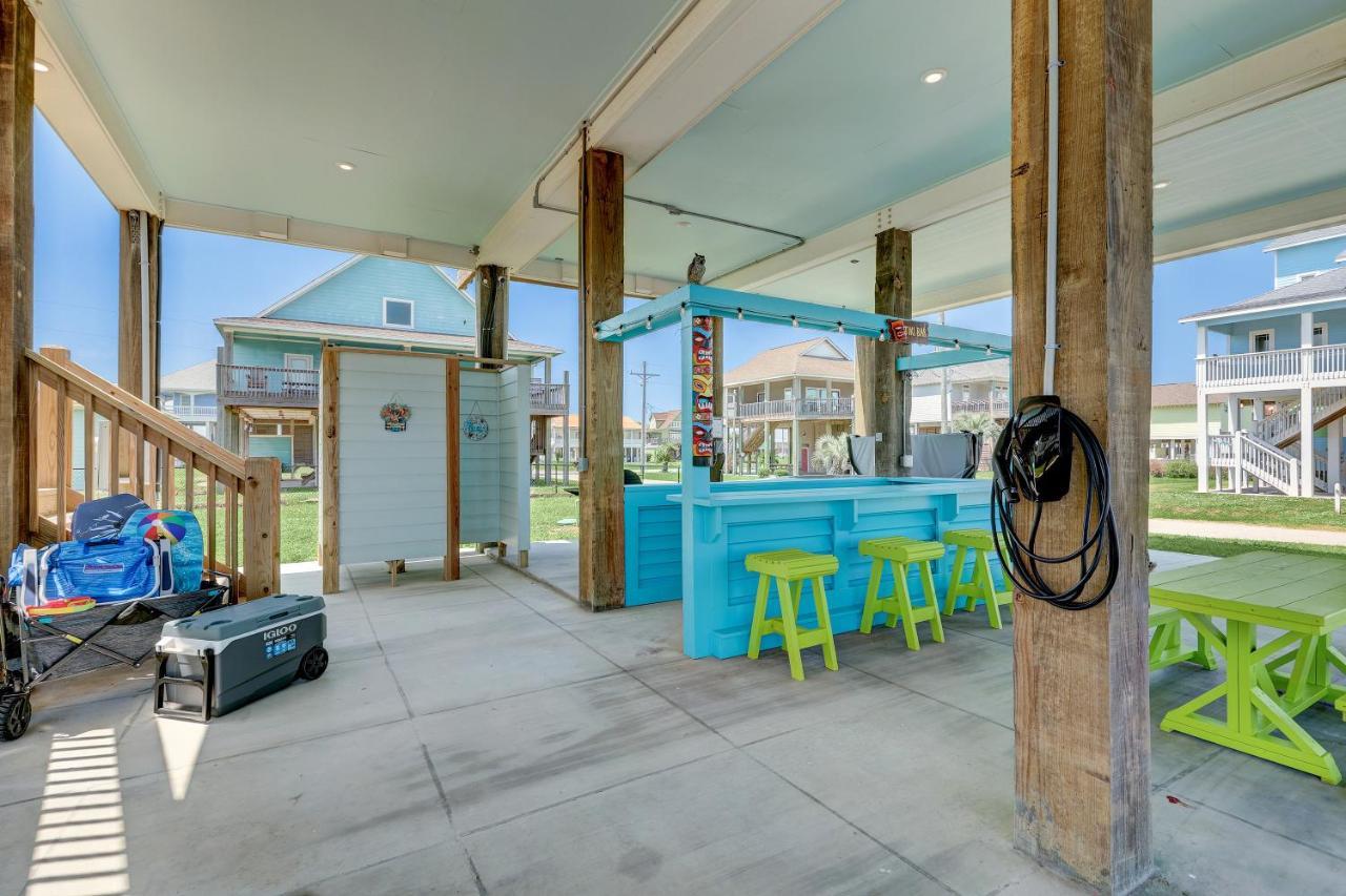 Beachfront - Hot Tub - Bbq - 14 Guests Bolivar Peninsula Exterior photo
