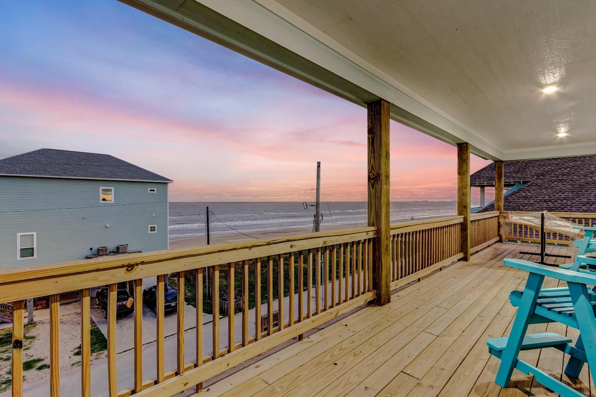 Beachfront - Hot Tub - Bbq - 14 Guests Bolivar Peninsula Exterior photo